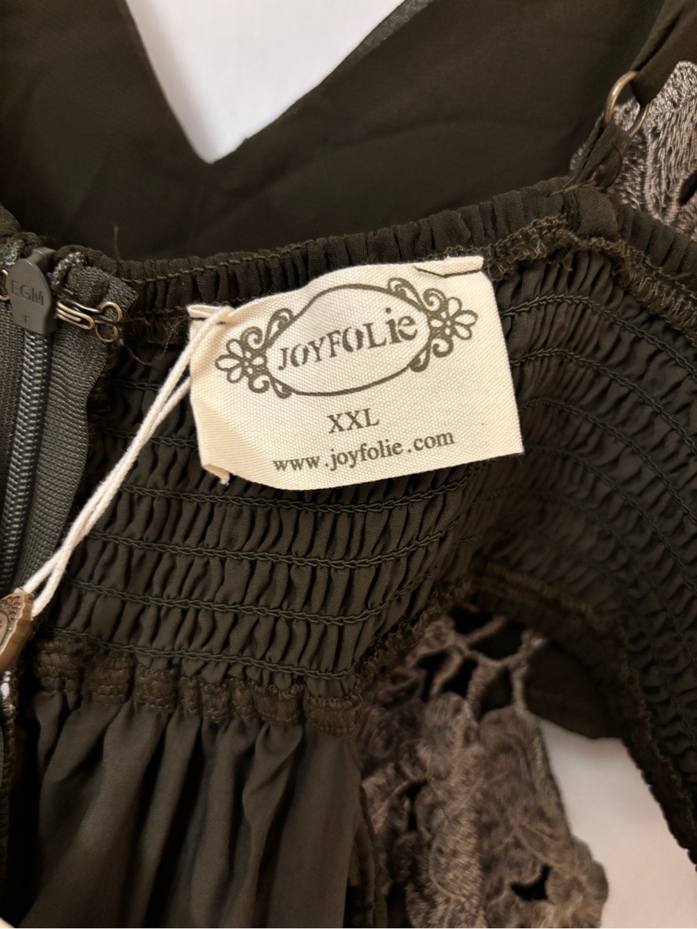 Joyfolie Mari Maxi Dress Size XXL Cottagecore Fairy Western Boho Chic Festival - Picture 12 of 16